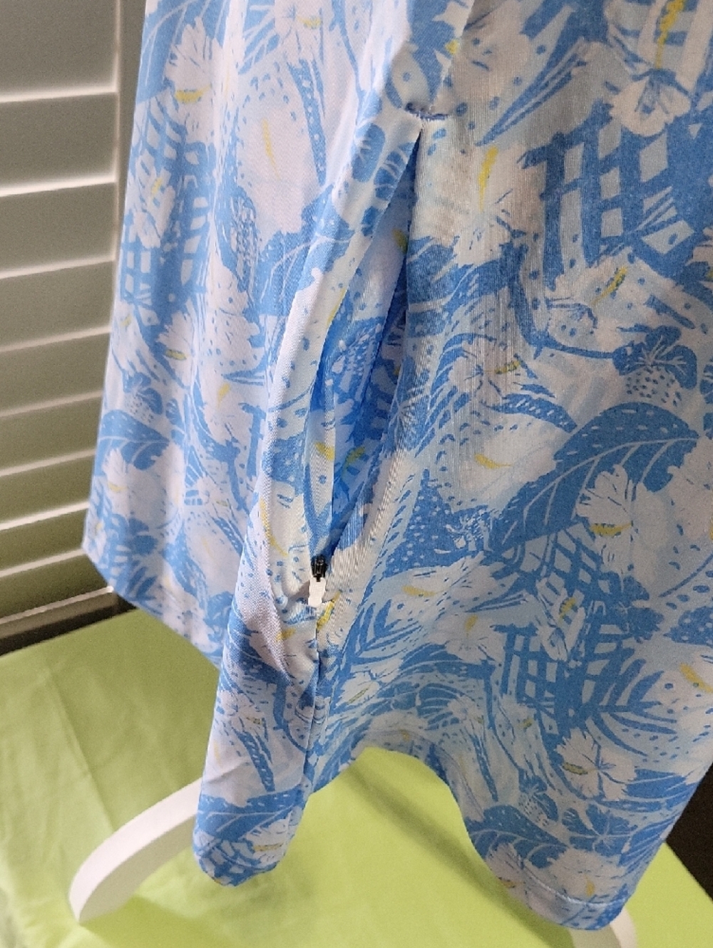 Light Blue Floral Sleeveless Day Dress - Picture 3 of 10